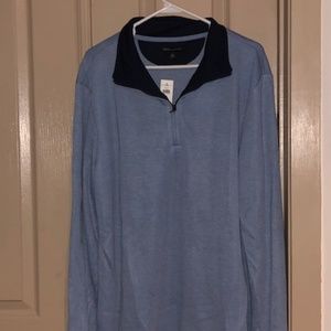 Banana Republic Two Tone Blue Sweater w/ Collar